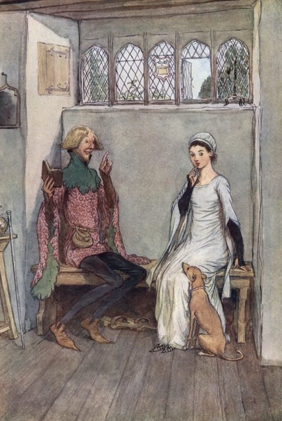 Illustrazione per Le allegre comari di Windsor da Hugh Thomson